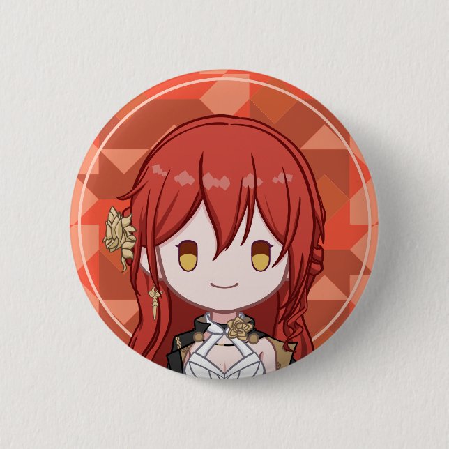 Macaron Rond 5 Cm Himeko (Devant)