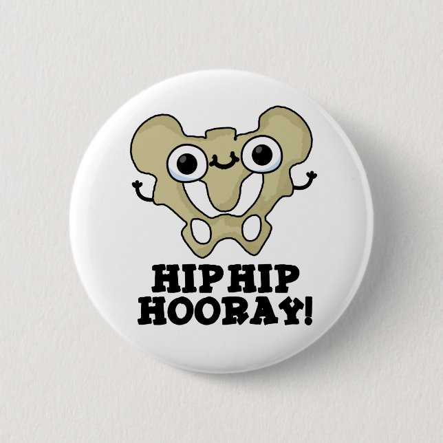 Macaron Rond 5 Cm Hip Hip Hop Funny Anatomy Pun (Devant)