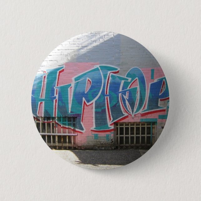 Macaron Rond 5 Cm Hip hop (Devant)