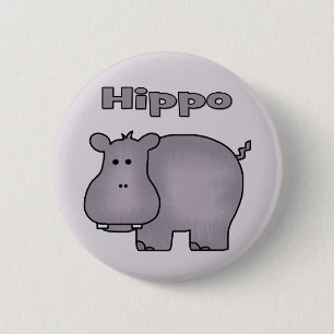 Macaron Rond 5 Cm Hippo mignon