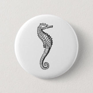 Macaron Rond 5 Cm Hippocampe