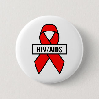 MACARON ROND 5 CM HIV/AIDS