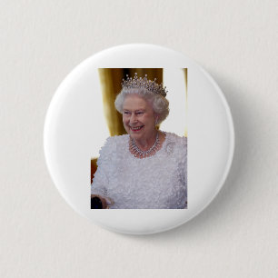 Macaron Rond 5 Cm HM Queen Elizabeth II Dublin