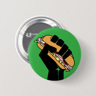 Macaron Rond 5 Cm Hoagie Sandwich Guy Fist Resist Anti Trump