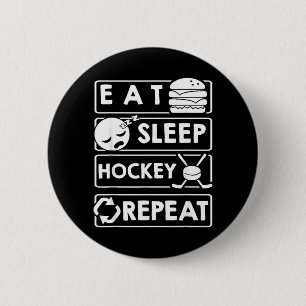 Macaron Rond 5 Cm Hockey