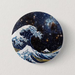 Macaron Rond 5 Cm Hokusai & LH95