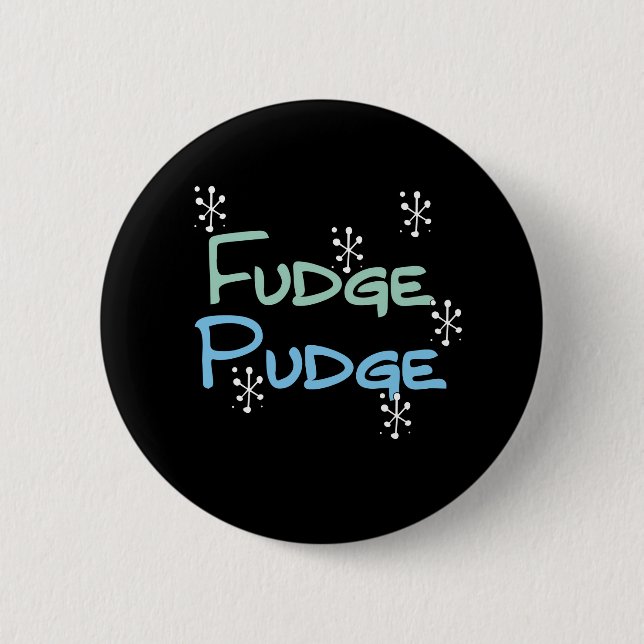 Macaron Rond 5 Cm Holiday Fudge Pudge (Devant)