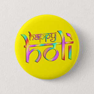 Macaron Rond 5 Cm holiES - HAPPY HOLI dégradés de couleur 1