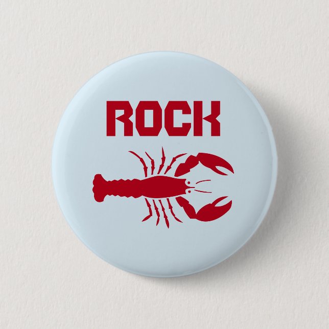 Macaron Rond 5 Cm Homard de roche (Devant)