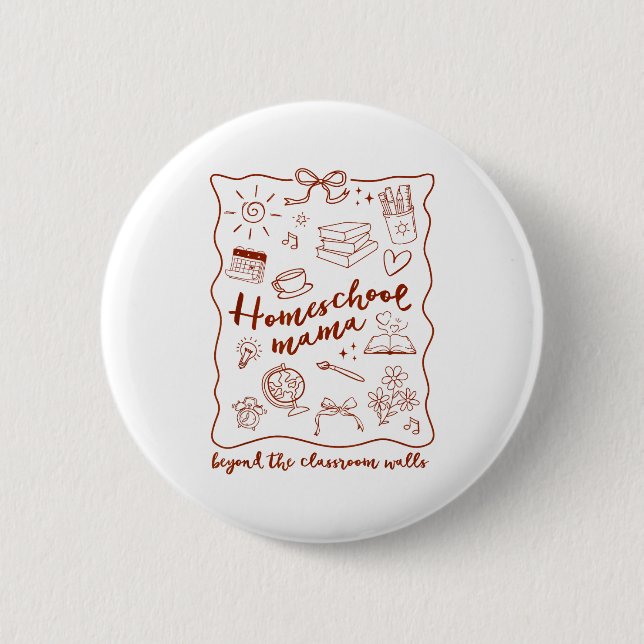 Macaron Rond 5 Cm Homeschool Mama Homeschooling Beyond The Clroom Wa (Devant)