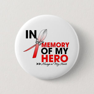 Macaron Rond 5 Cm Hommage de DM dans la mémoire de mon héros