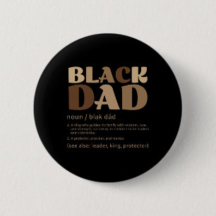 Macaron Rond 5 Cm Homme Black Papa Melanin Définition Africain Améri
