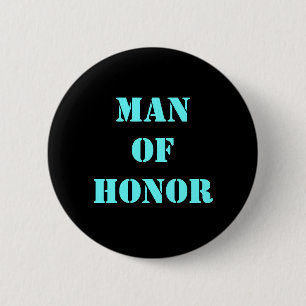 Macaron Rond 5 Cm Homme d'honneur