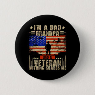 Macaron Rond 5 Cm Hommes 4 juillet _ Drapeau des États-Unis _ Un pap