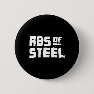 Macaron Rond 5 Cm Hommes Abs Of Steel Gym Fitness entraînement Bodyb