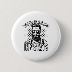 Macaron Rond 5 Cm Hommes célibataires tatoués pour la Saint-Valentin