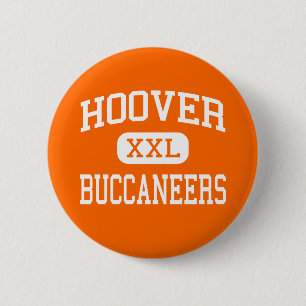 Macaron Rond 5 Cm Hoover - Buccaneers - lycée - Hoover Alabama