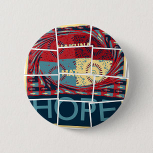 Macaron Rond 5 Cm Hope Hakuna Matata