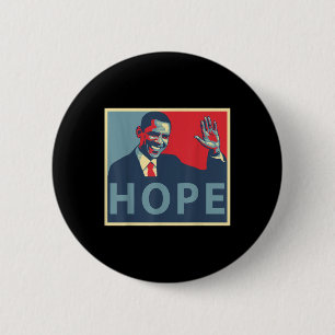 Macaron Rond 5 Cm Hope Obama 44 Président