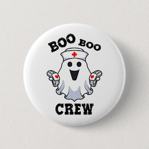 Macaron Rond 5 Cm Hôpital Médicale Ghost