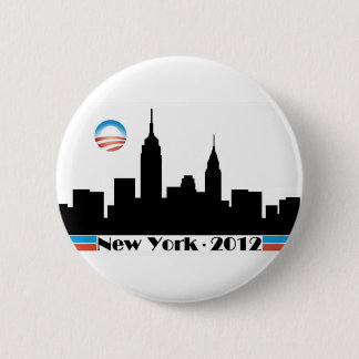 Macaron Rond 5 Cm Horizon 2012 d'Obama New York City
