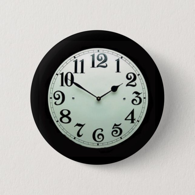 Macaron Rond 5 Cm horloge de goupille (Devant)