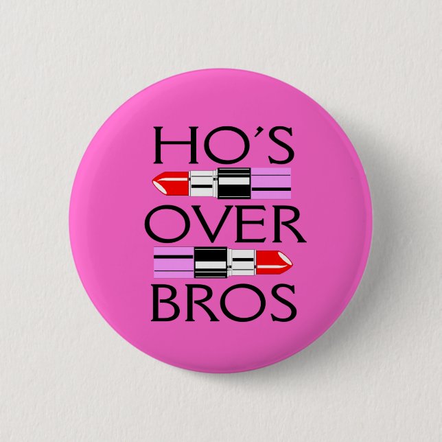Macaron Rond 5 Cm Ho's Over Bros Buttons (Devant)