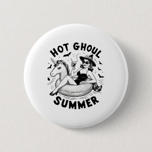 Macaron Rond 5 Cm Hot Ghoul Été Drôle Halloween Costumes de tenue