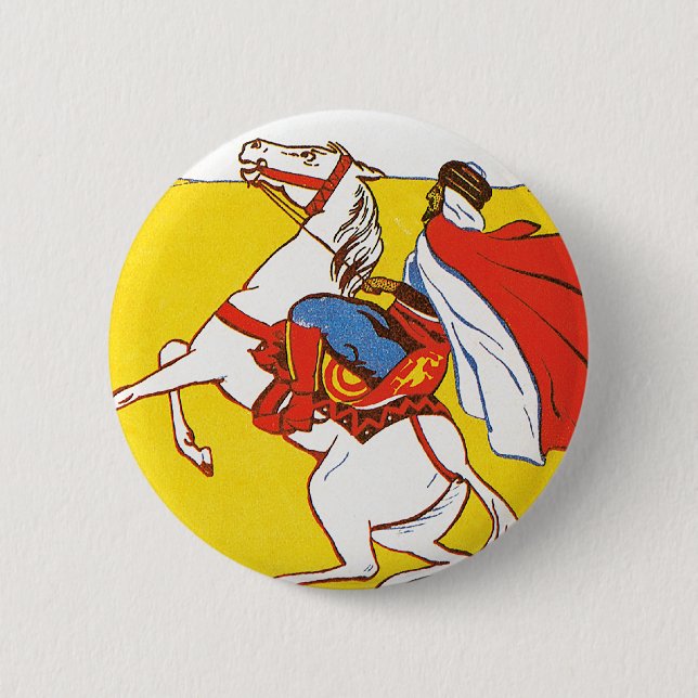 Macaron Rond 5 Cm Hôtel Du Caid De Bou-Saada (Devant)