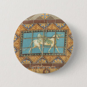 Macaron Rond 5 Cm HotSprings, AR Quapaw Dome Tiles II Cadeaux Vêteme