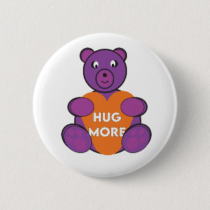 Macaron Rond 5 Cm Hug More Teddy