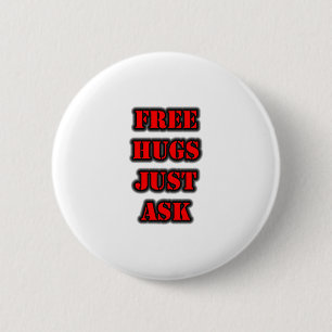 Macaron Rond 5 Cm HUGS GRATUITS Posez simplement la question