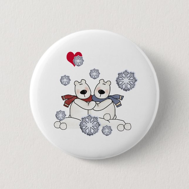 Macaron Rond 5 Cm Huile d'ours polaire (Devant)