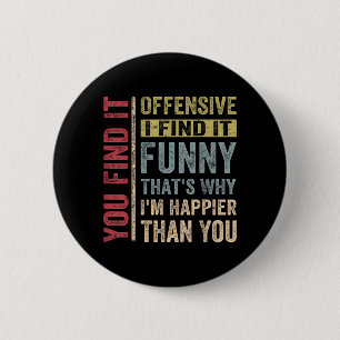 Macaron Rond 5 Cm Humour Adulte Sarcastique Offensant Joyeux