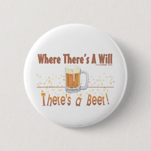 Macaron Rond 5 Cm Humour de bière