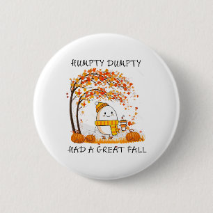 Macaron Rond 5 Cm Humpty Dumpty Had A Great Fall Thanksgiving Autumn