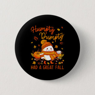 Macaron Rond 5 Cm Humpty Funny Dumpty a eu une grande chute Happy Fa