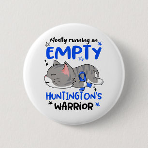 Macaron Rond 5 Cm Huntington's Awareness Month Ribbon Don