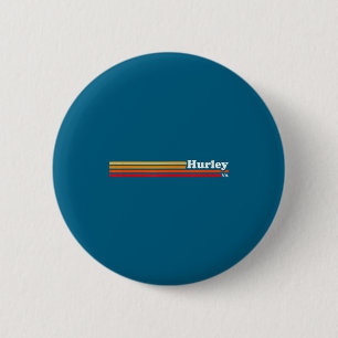 Macaron Rond 5 Cm Hurley, Ky Coucher de soleil Rétro Vintage