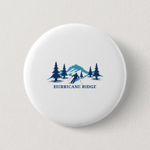 Macaron Rond 5 Cm Hurricane Ridge Washington Station de ski Ski