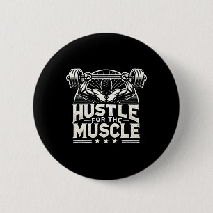 Macaron Rond 5 Cm Hustle Pour Muscle Barbell Bodybuilding