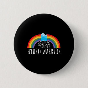 Macaron Rond 5 Cm Hydro Warrior Hydrocéphalie Sensibilisation Cervea