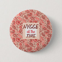 HYGGE tout le temps Cosy Paisley bouton