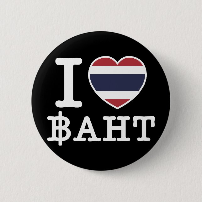 Macaron Rond 5 Cm I baht de coeur (amour) (Devant)