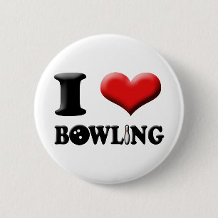 Macaron Rond 5 Cm I bouton de bowling de coeur