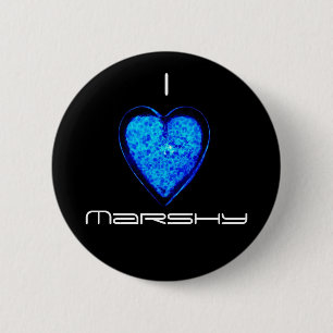 Macaron Rond 5 Cm I bouton marécageux de coeur