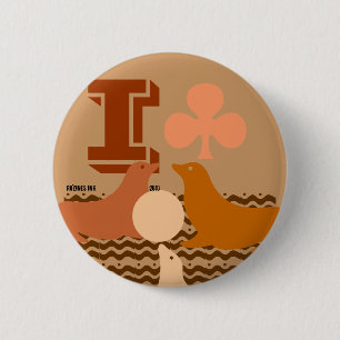 Macaron Rond 5 Cm I Club Seals. C'est une blague, les gars ! J'Aime 