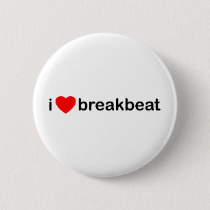 Macaron Rond 5 Cm I coeur Breakbeat