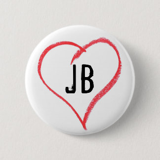 Macaron Rond 5 Cm I coeur JB