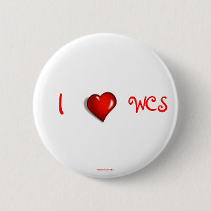 Macaron Rond 5 Cm I coeur WCS